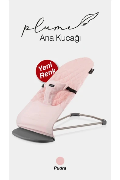 Pierre Cardin Plume Ana Kucağı Pudra Pembe – Sallanabilir, Taşınabilir Bebek Ana Kucağı ürün görseli 1
