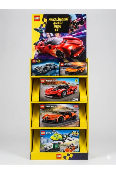 LEGO Figür Sergileme Standı - Koleksiyon Rafı ve Düzenleyici Ünite ürün görseli 1