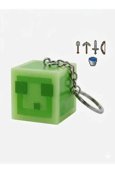 Neco Minecraft 3D Figür Anahtarlık Seri 2 - Lisanslı Sürpriz Paket Koleksiyon Figürü ürün görseli 1