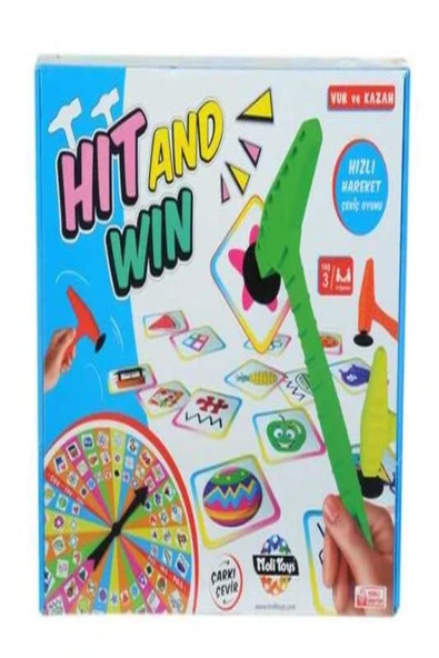 ARDEN LINA Vur Ve Kazan (Hit And Win) - Işıklı ve Sesli Çekiçli Beceri Oyunu ürün görseli 1