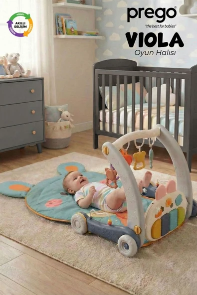 Prego Viola Piyanolu Oyun Halısı 6051 İlk Arabam ürün görseli 1