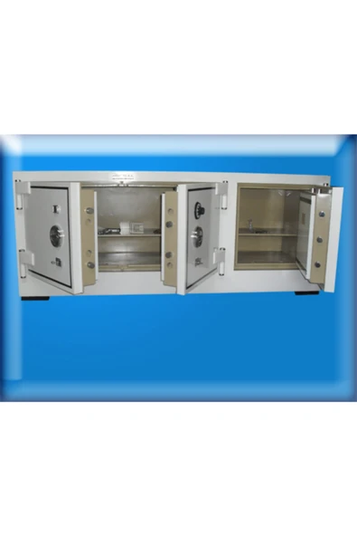 ÇELİK KASA DÜNYASI B200m2a4b Banko Tipi 2 Mekanik Şifreli 4 Özel Anahtarlı 3 Kapaklı ürün görseli 1