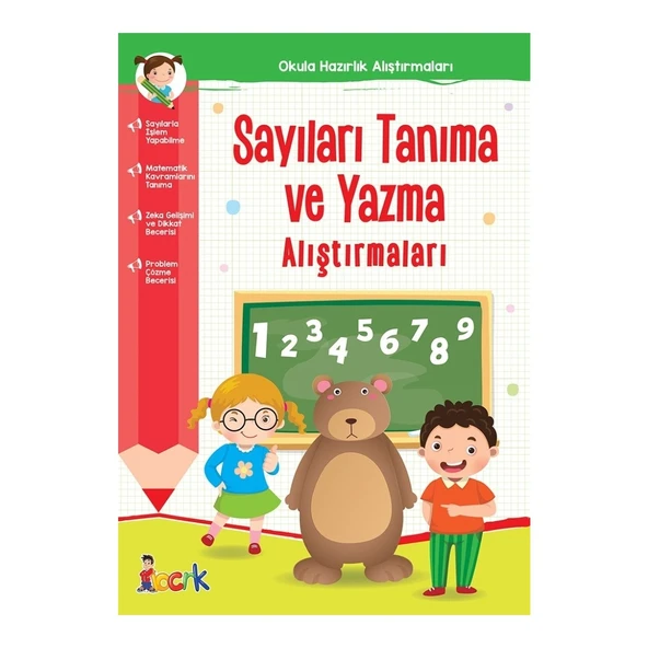 Bıcırık Sayıları Tanıma Ve Yazma Alıştırmaları Boyama Kitabı ürün görseli 1