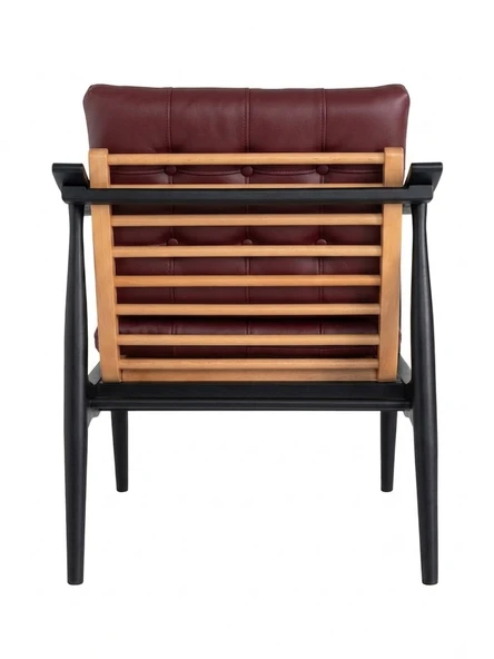Legno Dual Kolçaklı Ahşap Berjer - Resim 12