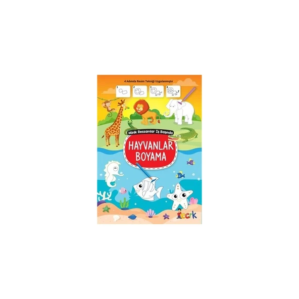 Hayvalar Boyama - Minik Ressamlar Iş Başında ürün görseli 1