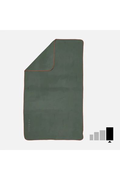 Decathlon Mikrofiber Havlu - XL Boy - Haki - 110 × 175 cm ürün görseli 1