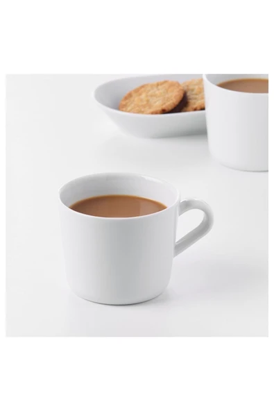 IKEA Porselen Kupa 24 Cl Yükseklik: 7 Cm 6 Adet ürün görseli 1