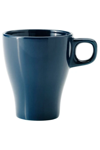 IKEA 25 cl Lacivert Porselen Kupa Bardak ürün görseli 1