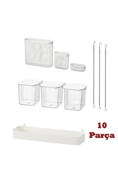 IKEA SKÅDIS 10 Parça çok amaçlı pano parçası impala ticaret ürün görseli 1