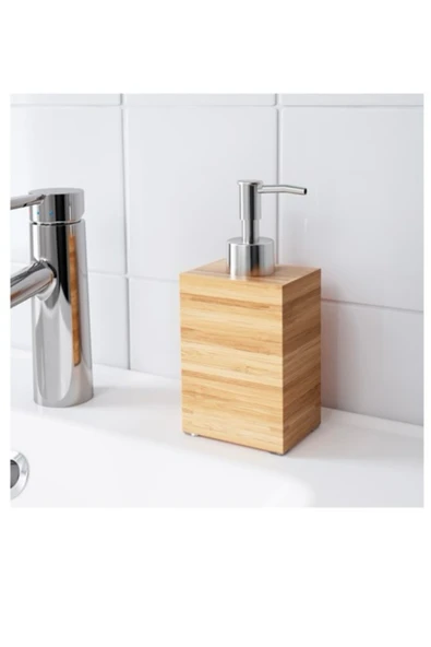 IKEA Dragan sıvı sabunluk bambu 350ml - Resim 2