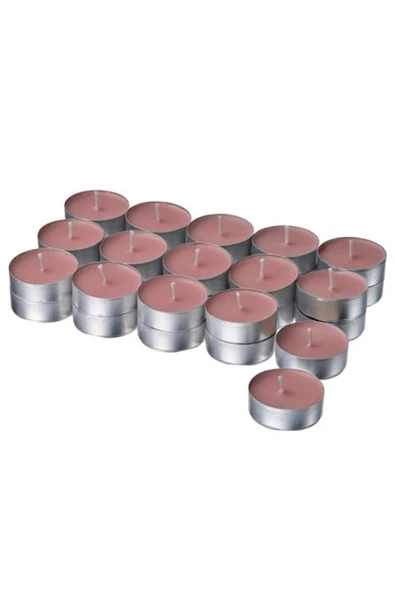 IKEA LOTSFAGEL kokulu tealight mum,açık pembe renk , 3.5 saat , kırmızı meyveler ürün görseli 1