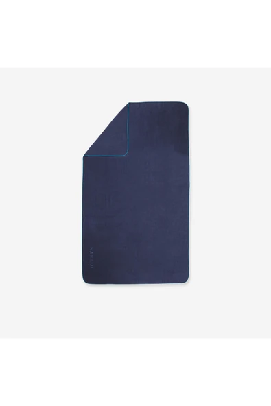 Decathlon Mikrofiber Havlu - XL Boy - Koyu Mavi - 110 × 175 cm ürün görseli 1