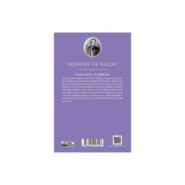 Vadideki Zambak - Honore De Balzac - Resim 3
