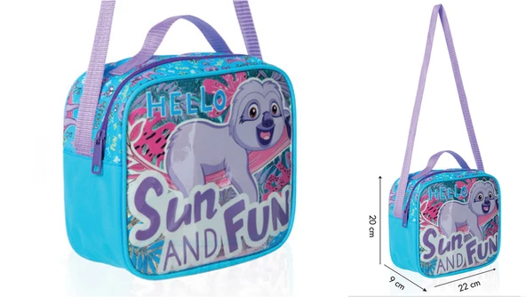 Adel Kids Beslenme Çantası Hello Sloth - Resim 2