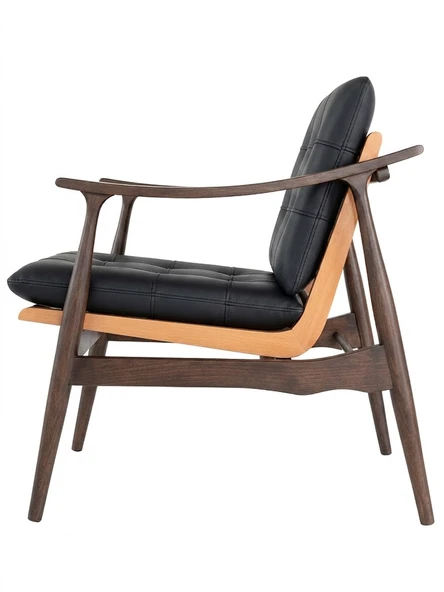 Legno Dual Kolçaklı Ahşap Berjer - Resim 4