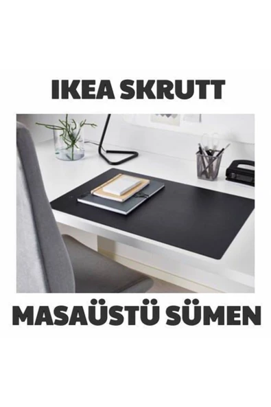 IKEA Skrutt Siyah Masaüstü Sümen 65x45 Cm Siyah ürün görseli 1