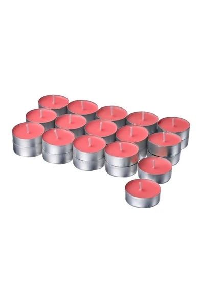 IKEA Lotsfagel Kokulu Tealight Mum Pembe 3.5 Saat Karpuz ürün görseli 1