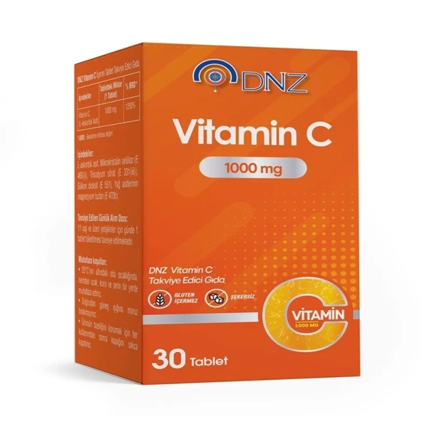 DNZ Vitamin C 1000 mg 30 Tablet ürün görseli 1