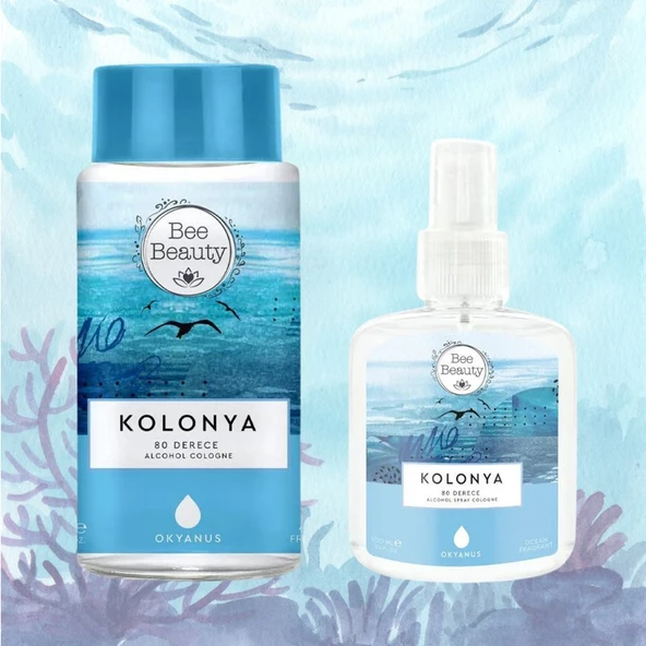 Bee Beauty Okyanus Kolonya 330 ml -100 ml 2li Set ürün görseli 1