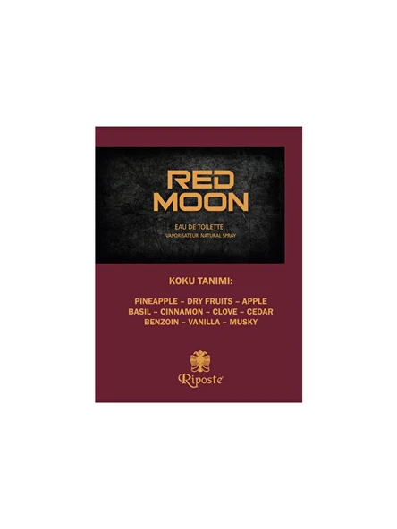 Riposte Red Moon Erkek Parfüm 100 ml - Resim 2