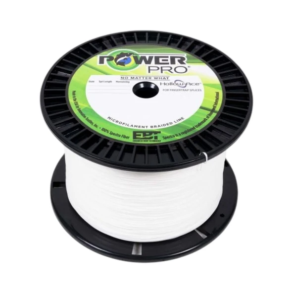 Power Pro Hollow Ace 130lb 1500yd Beyaz İp Misina ürün görseli 1