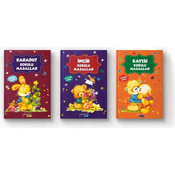 Kayısı Kokulu Masallar + Incir Kokulu Masallar + Karadut Kokulu Masallar Seti | Vakamoz Çocuk Yayınları | Resimli Çocuk Hikâye Kitapları | Okul Öncesi ve Ilkokul Için 3 Kitap ürün görseli 1