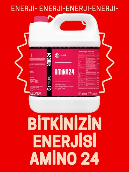 Amino 24 (Sıvı Aminoasit) Organik Gübre 5 Lt ürün görseli 1