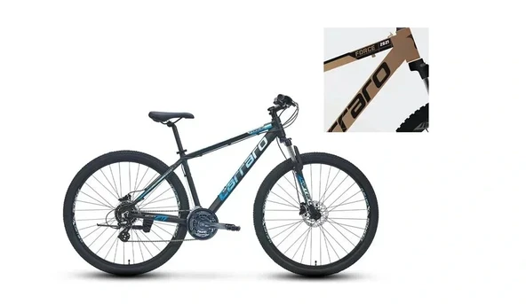 CARRARO FORCE 650 ERKEK DAĞ BİSİKLETİ 381H HD 26 JANT 24 VİTES BRONZ SİYAH BEYAZ ürün görseli 1