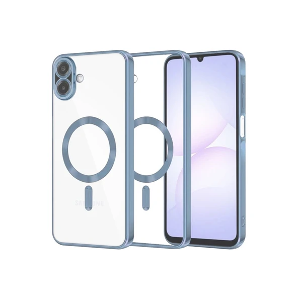 Samsung Galaxy A07 4g Kross Magneticsafe Kapak - Sierra Blue ürün görseli 1