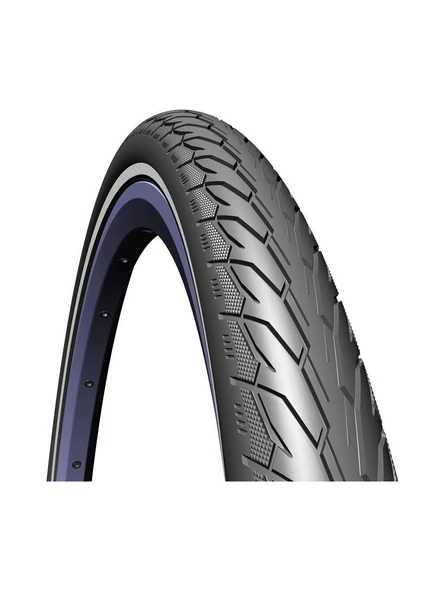 MITAS LONG WAY DIŞ LASTİK 20X1.75 47-406 C-1762 REFLEKTÖRLÜ SİYAH ürün görseli 1