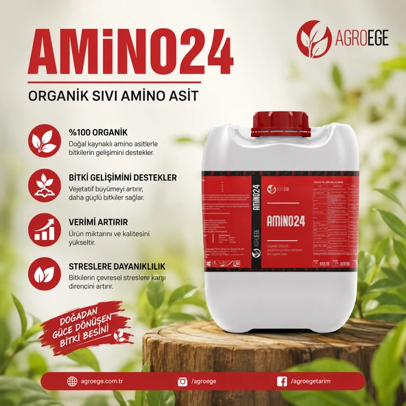 Amino 24 (Sıvı Aminoasit) Organik Gübre 20 Lt ürün görseli 1