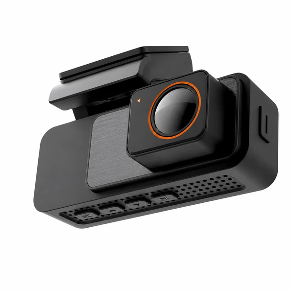 Bagajon 4K Pro Ultra HD WiFi GPS ADAS Araç İçi Kamera | Yapay Zeka, Gece Görüşü, G-Sensör, 24 Saat Park Modu, Ön + Arka Kamera ürün görseli 1