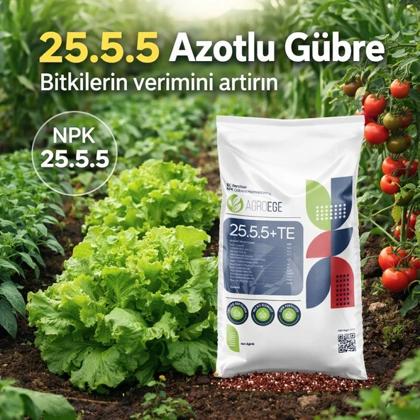 25.5.5 +TE Yüksek azot 25 kg ürün görseli 1