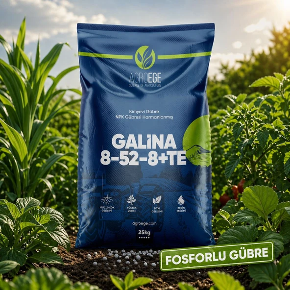 GALİNA 8 52 8 + TE KLORSUZ NPK GÜBRESİ ürün görseli 1