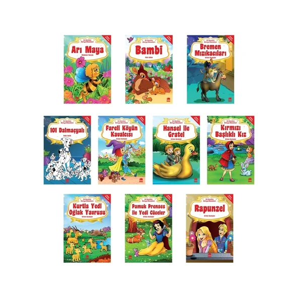 En Sevilen Dünya Masalları (10-Kitap-Takım-Büyük-Boy) ürün görseli 1