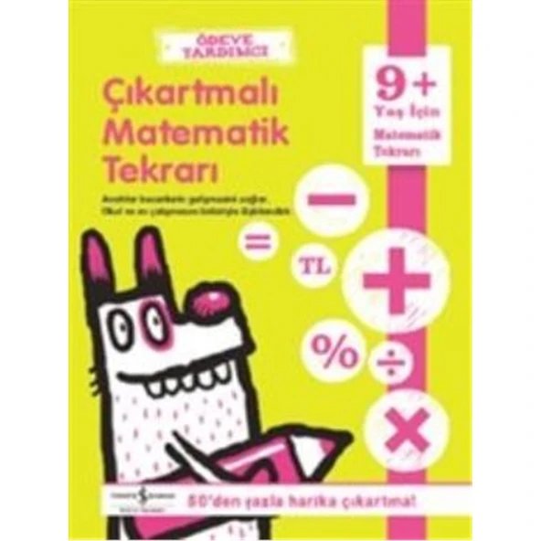 - Ödeve Yardımcı Çıkartmalı Matematik Tekrarı 9+ yaş ürün görseli 1