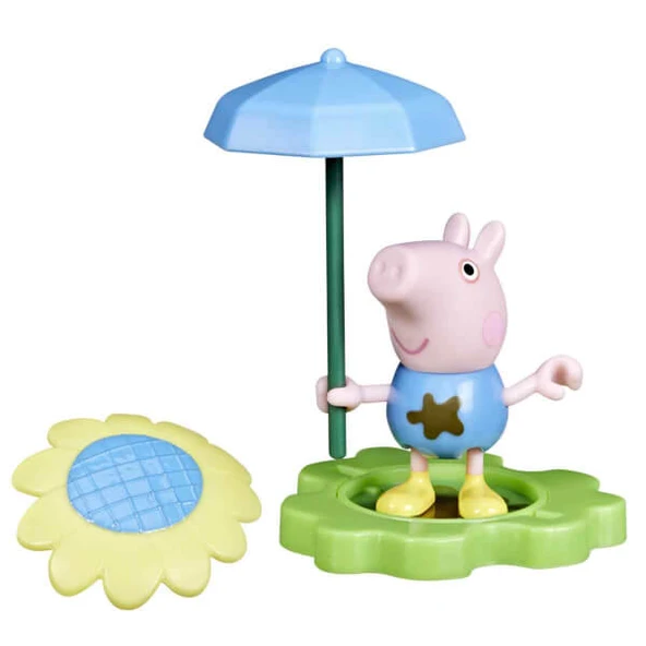 Peppa Pig Muddy Puddle Figür - Resim 5