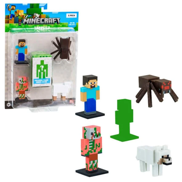 Minecraft Toppeez 5'li Figür Seti ürün görseli 1