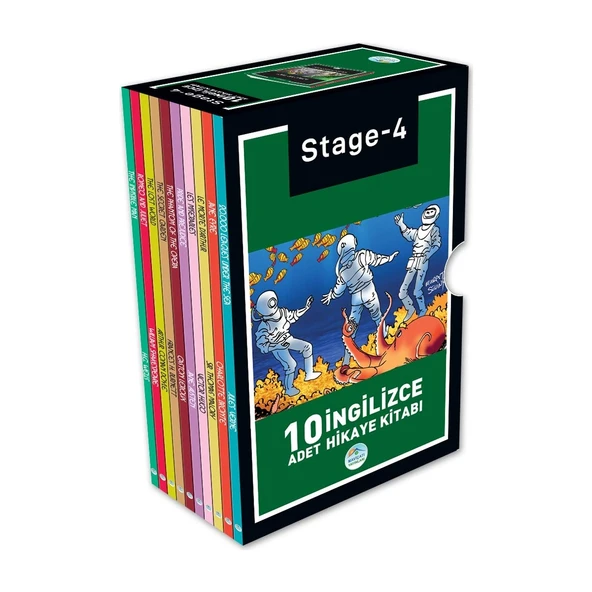 İngilizce Hikaye Seti Stage 4 – 10 Ciltsiz Normal Boy Kitap, Kolektif Yazarlar ürün görseli 1