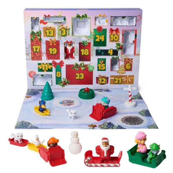 PAW Patrol Holiday Rescue Advent Calendar Seti ürün görseli 1