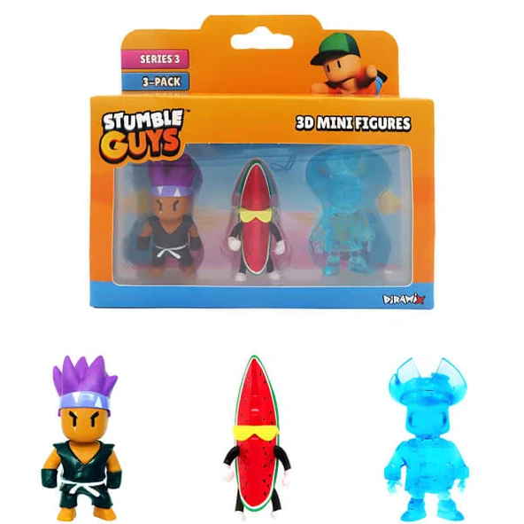 Stumble Guys 3’lü Mini Figür Seti S3 TUY23000 - Resim 6