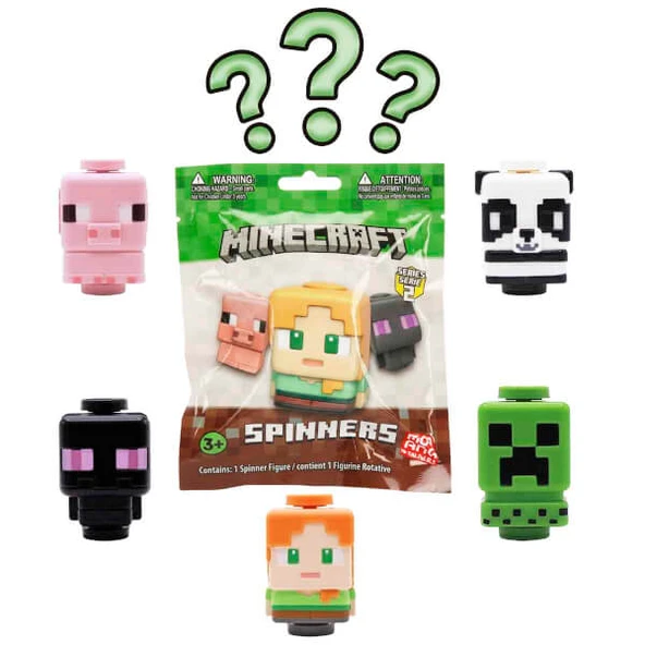 Minecraft Spinners Manyetik Figür Sürpriz Paket S2 ürün görseli 1