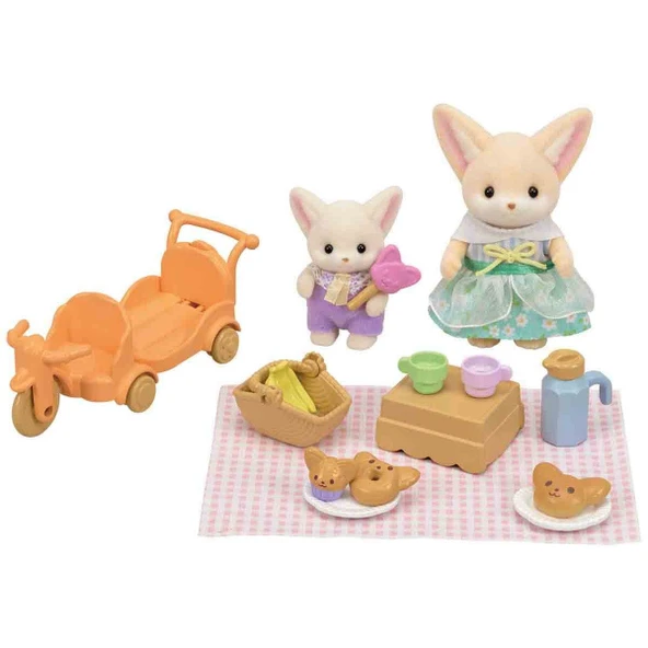 Sylvanian Families Piknik Seti Çöl Tilkisi Kız ve Bebek ürün görseli 1