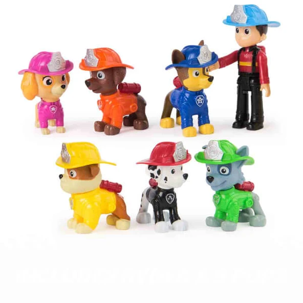 PAW Patrol Fire Rescue 7’li Figür Seti - Resim 2