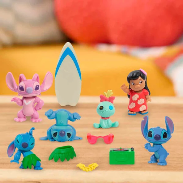 Stitch 6’lı Mini Figür Seti TTC41000 - Resim 7