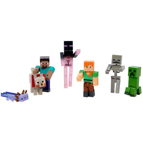 Minecraft World Builder Figür Seti JFG66 - Resim 5
