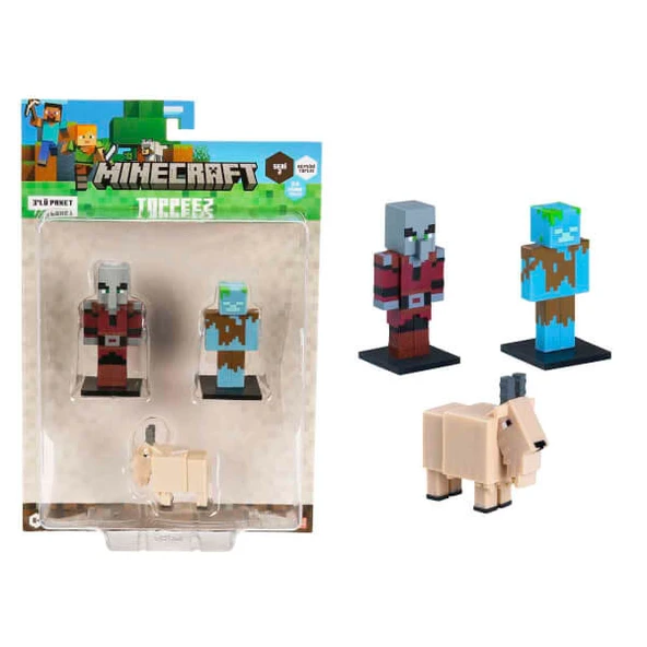 Minecraft 3D Toppeez 3’lü Figür Seti S2 - Resim 6
