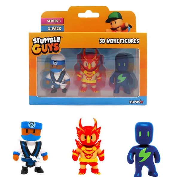 Stumble Guys 3’lü Mini Figür Seti S3 TUY23000 - Resim 2