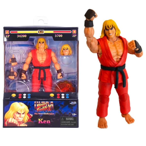 Street Fighter II Ken Figürü ürün görseli 1