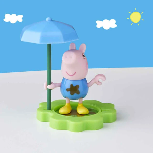 Peppa Pig Muddy Puddle Figür - Resim 10